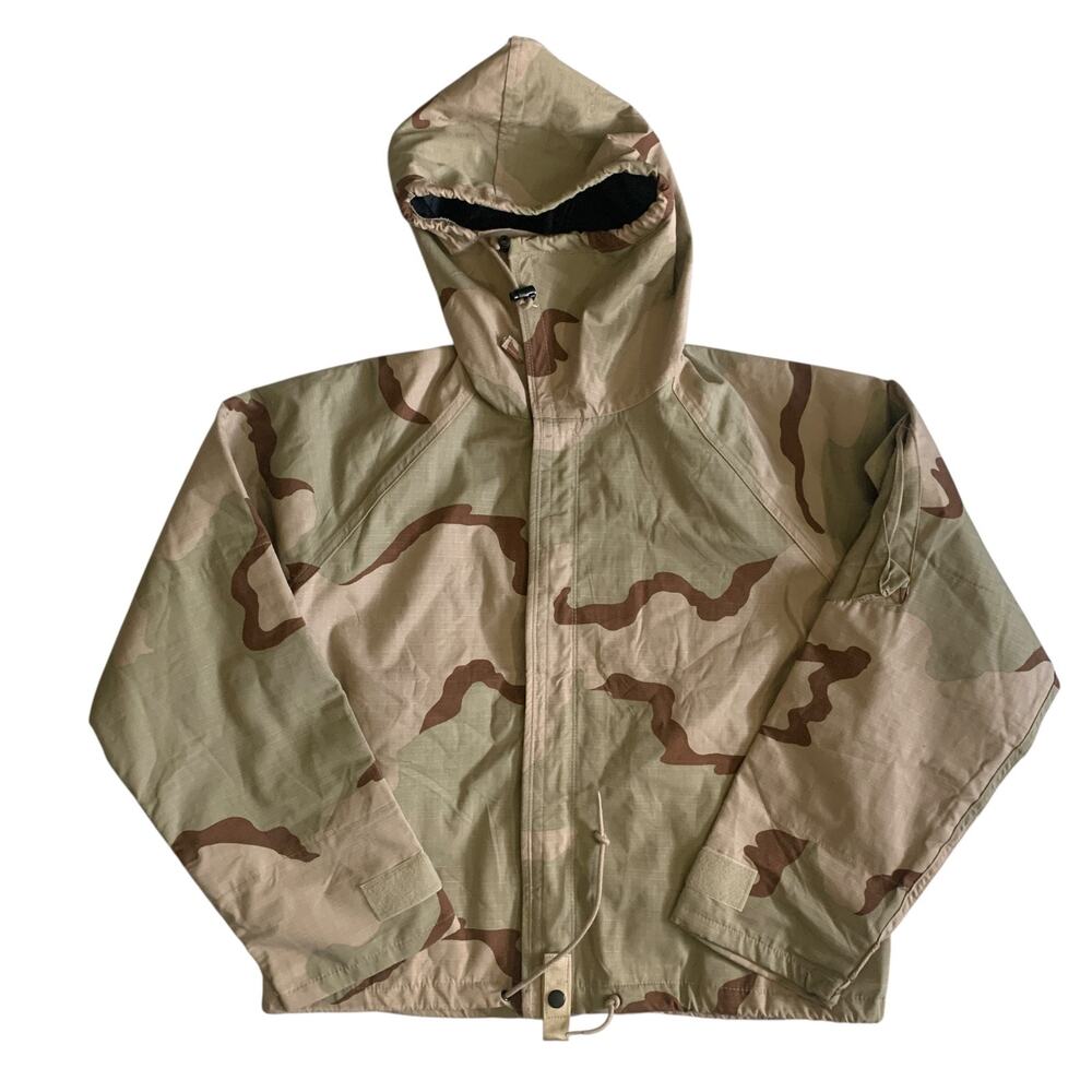 US Military Men’s Size S Short Chemical Protective NFR Desert Overgarment Coat